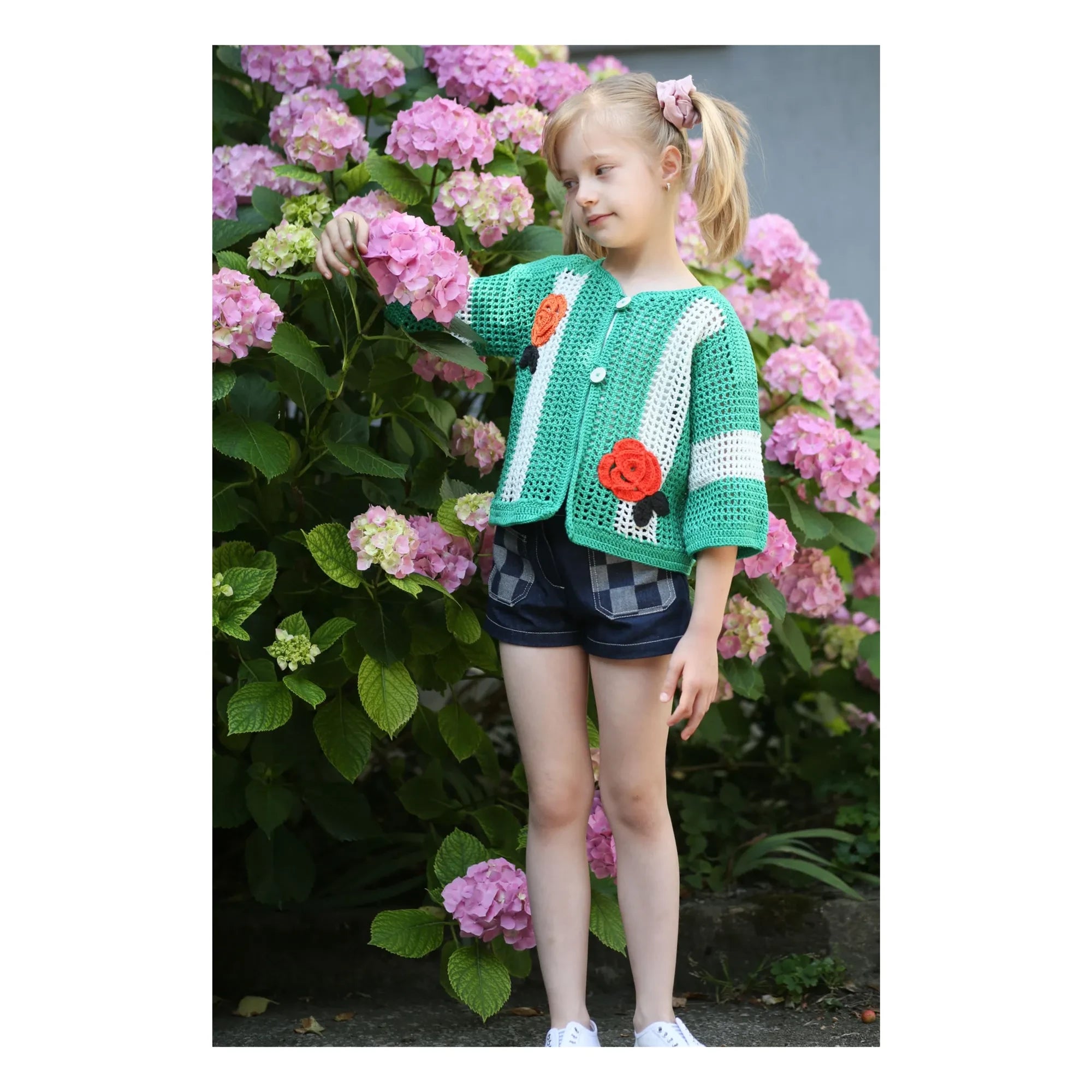 Kalinka - Chaqueta de ganchillo Penélope | Verde
