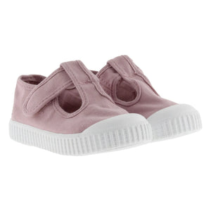 Victoria - Sandalia de lona Scratch Sneakers | Rosa Viejo