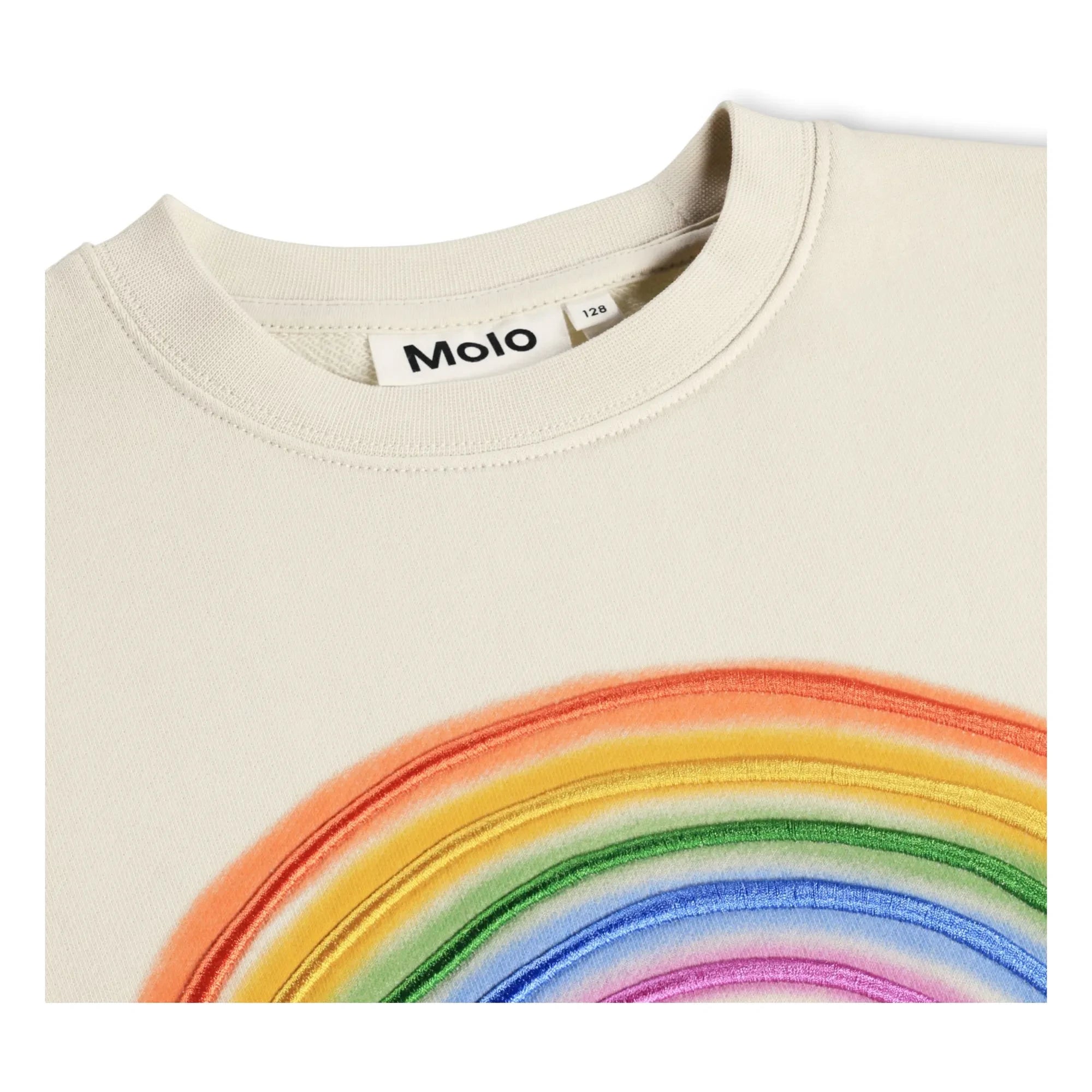 Sudadera de algodón orgánico Molo - Monti Rainbow | Crudo