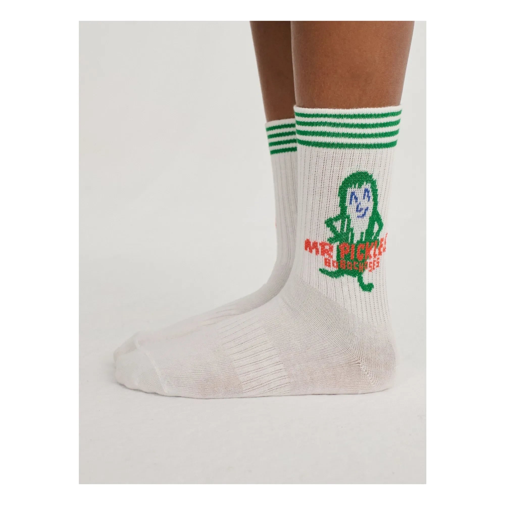 Bobo Choses - Calcetines de Algodón Orgánico Mr. Pickles | Blanco
