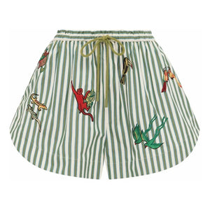 Alémais - Shorts Bisou de Algodón Orgánico | Verde