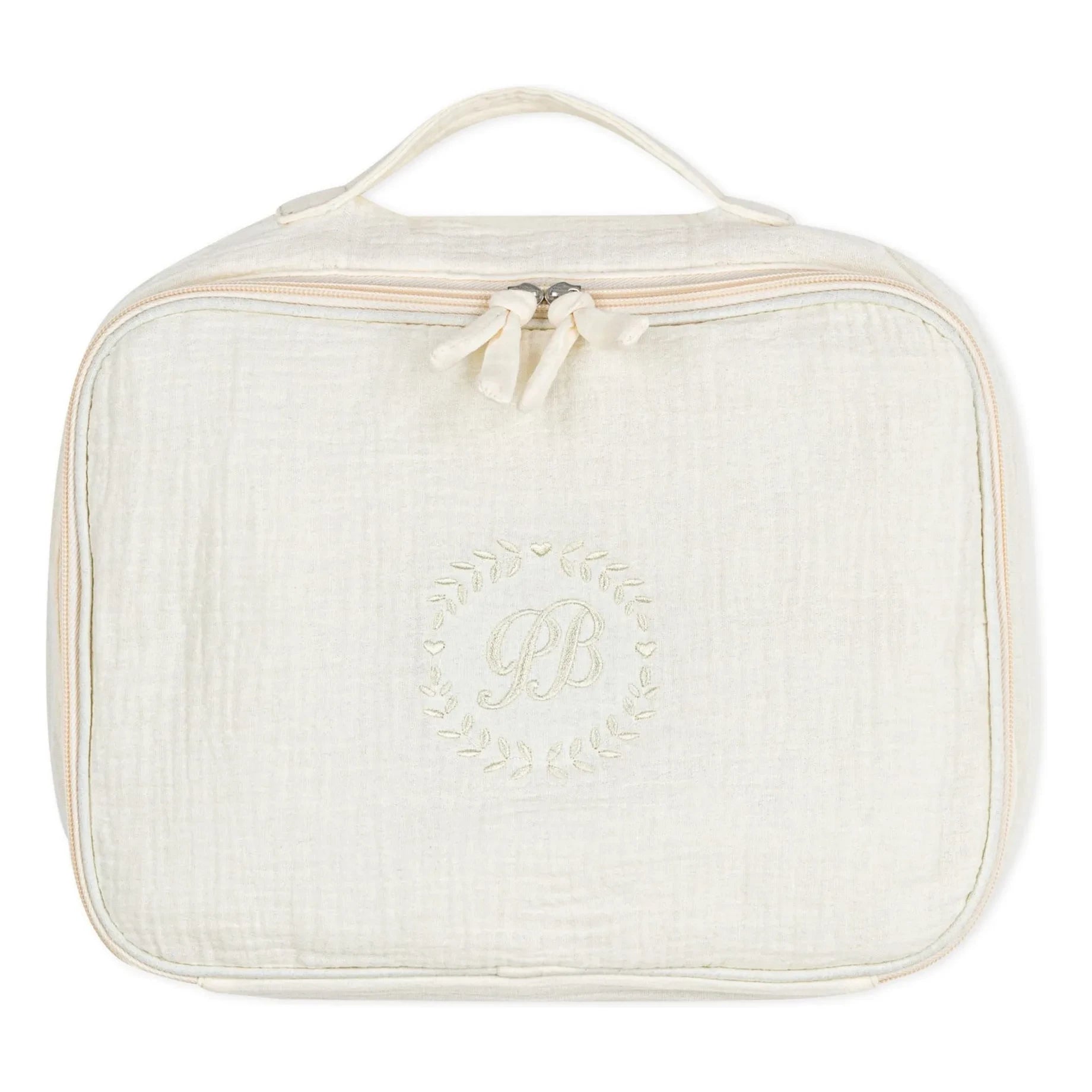 Petit Bateau - Set de regalo de muselina de algodón para bebé | Blanco