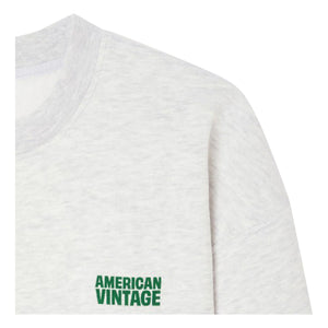 American Vintage - Sudadera Baptown | Gris jaspeado