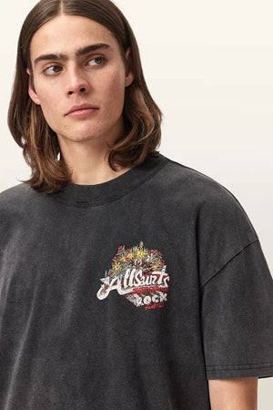 AllSaints Camiseta Oversize de Algodón para Hombre ROQUE