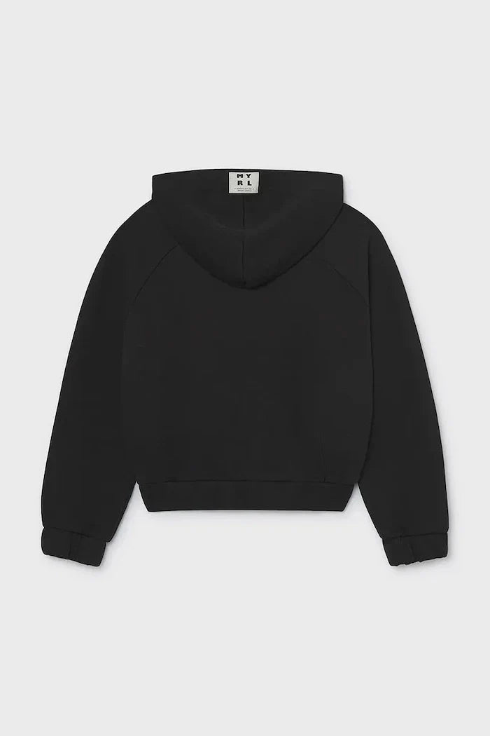 Sudadera Mayoral con cremallera, capucha y algodón para niños