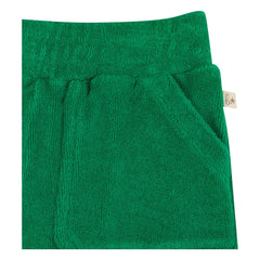 Bonton - Nono Baby Pantalón Corto con Toalla | Verde Esmeralda