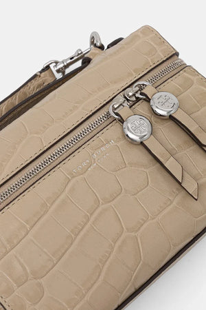 Bolso cruzado de piel Romy Tory Burch para mujer