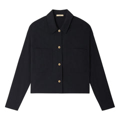 Sessùn - Camisa Notteri | Negro