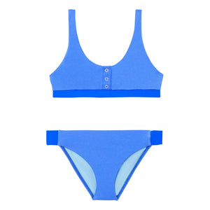 Lison Paris - Bañador 2 piezas anti-UV Acapulco | Azul Azure