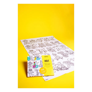 Omy - Póster para Colorear ABC