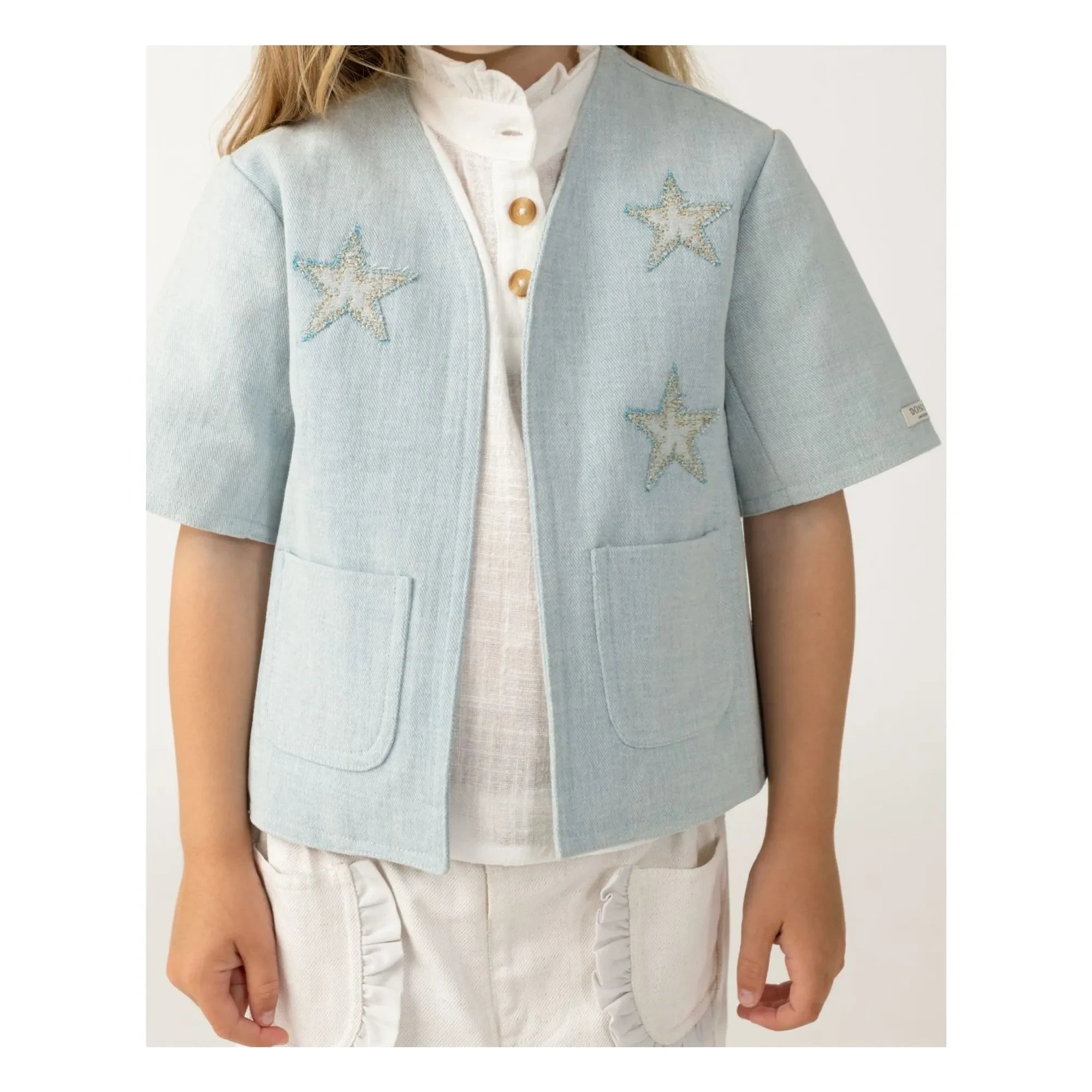 Donsje - Chaqueta Chellèe Estrellas Vaquera | Azul claro