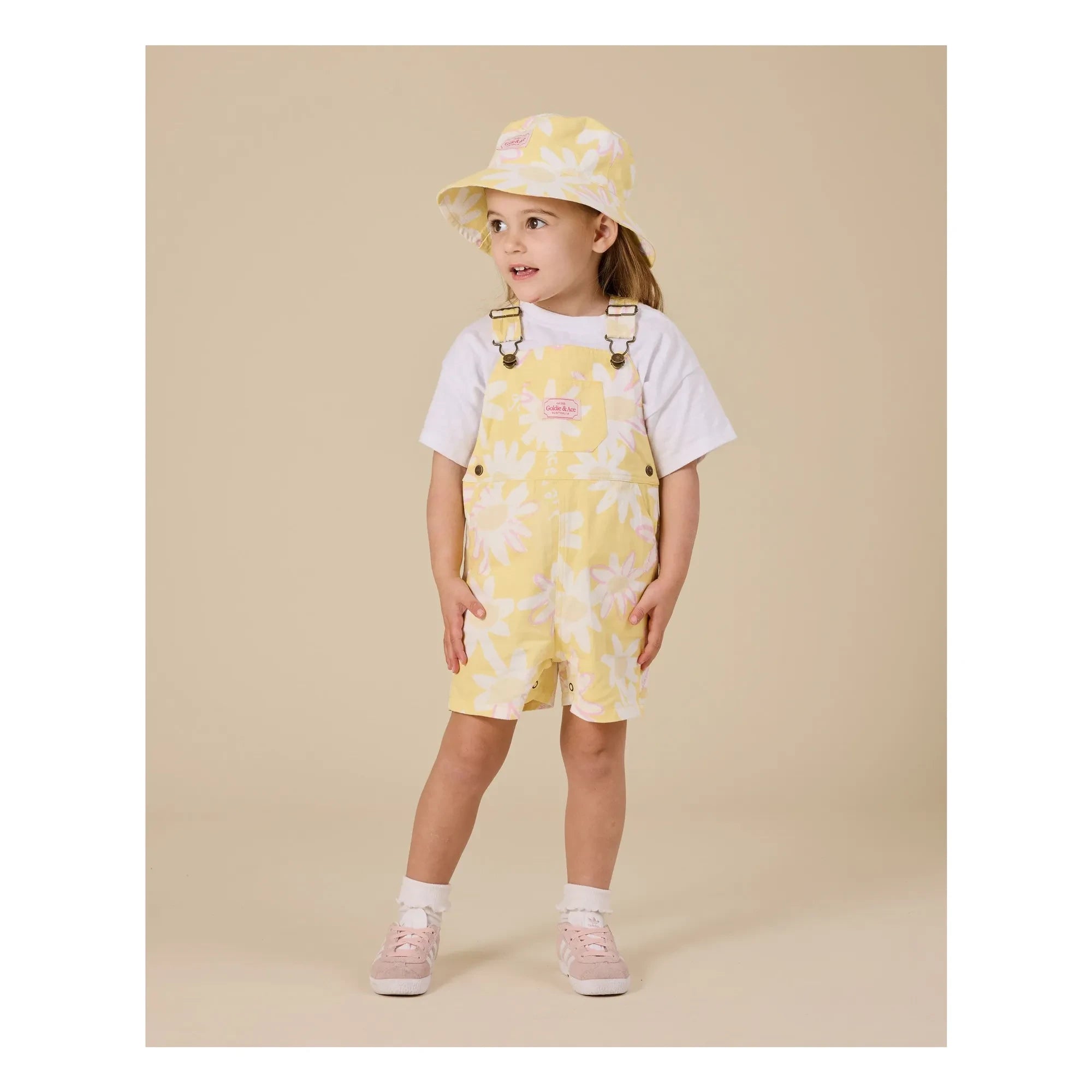 Goldie + Ace - Mono floral corto | Amarillo