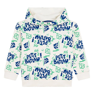 Petit Bateau - Sudadera con capucha Petit Bateau | Crudo