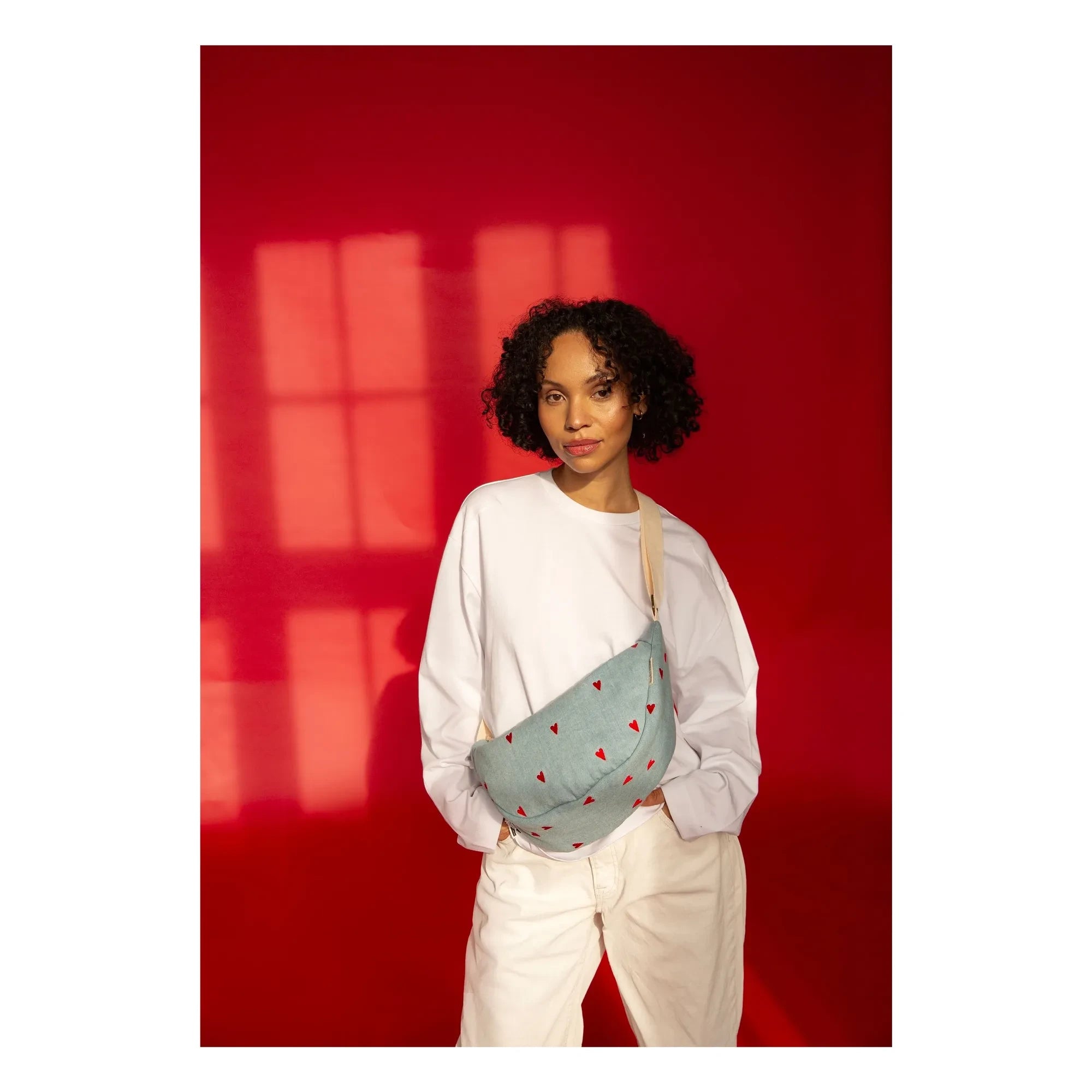 Studio Noos - Riñonera Hearts | Denim