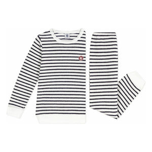 Petit Bateau - Pijama Sailor Havlu de modal | Azul marino