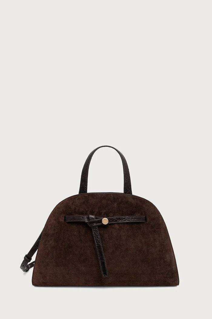 Bolso Tory Burch Romy Bauletto de ante para mujer