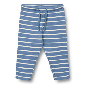 Wheat - Manfred Jeggings de Algodón Orgánico a Rayas | Azul