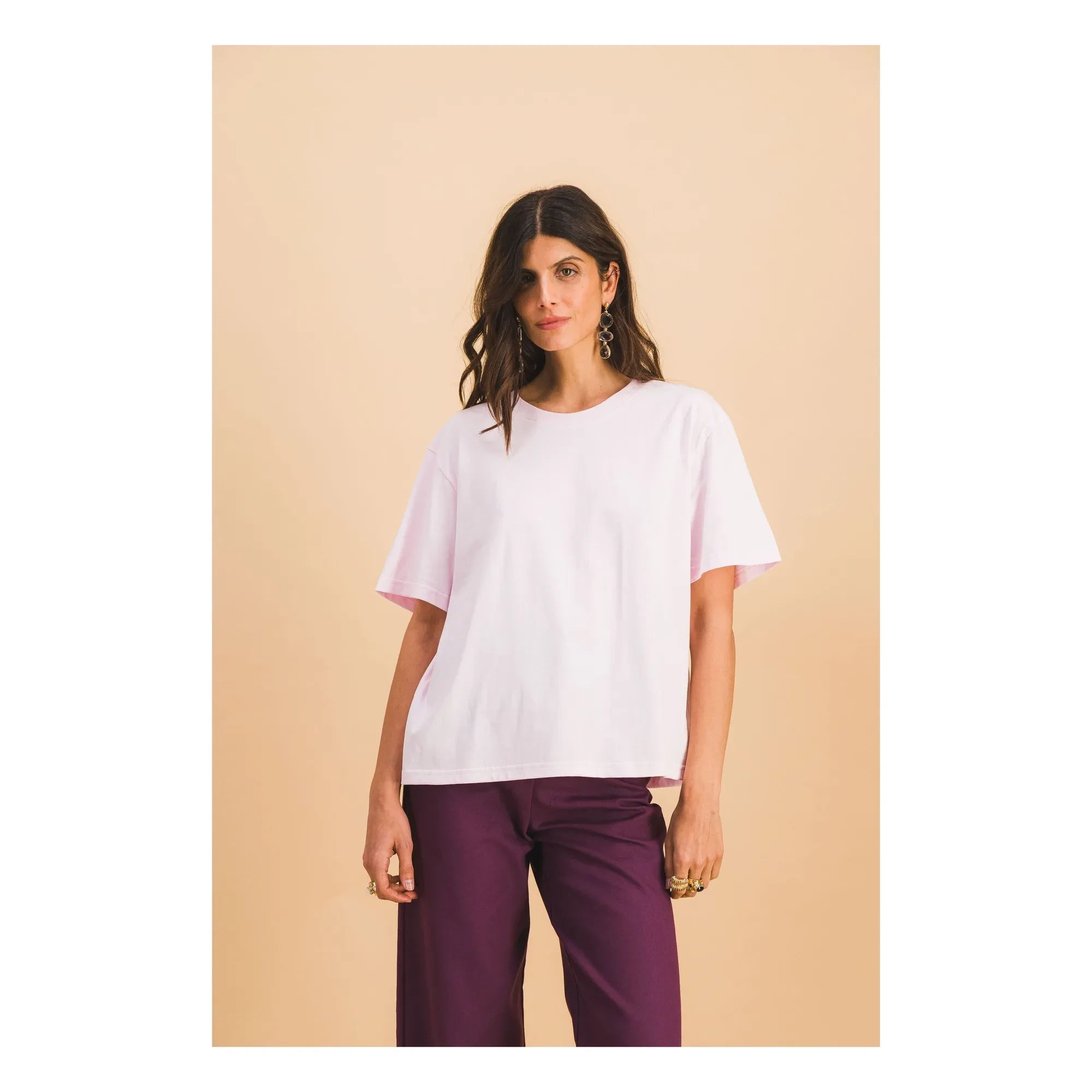 Elise Chalmin - Amour Toujours Camiseta de algodón | Rosa