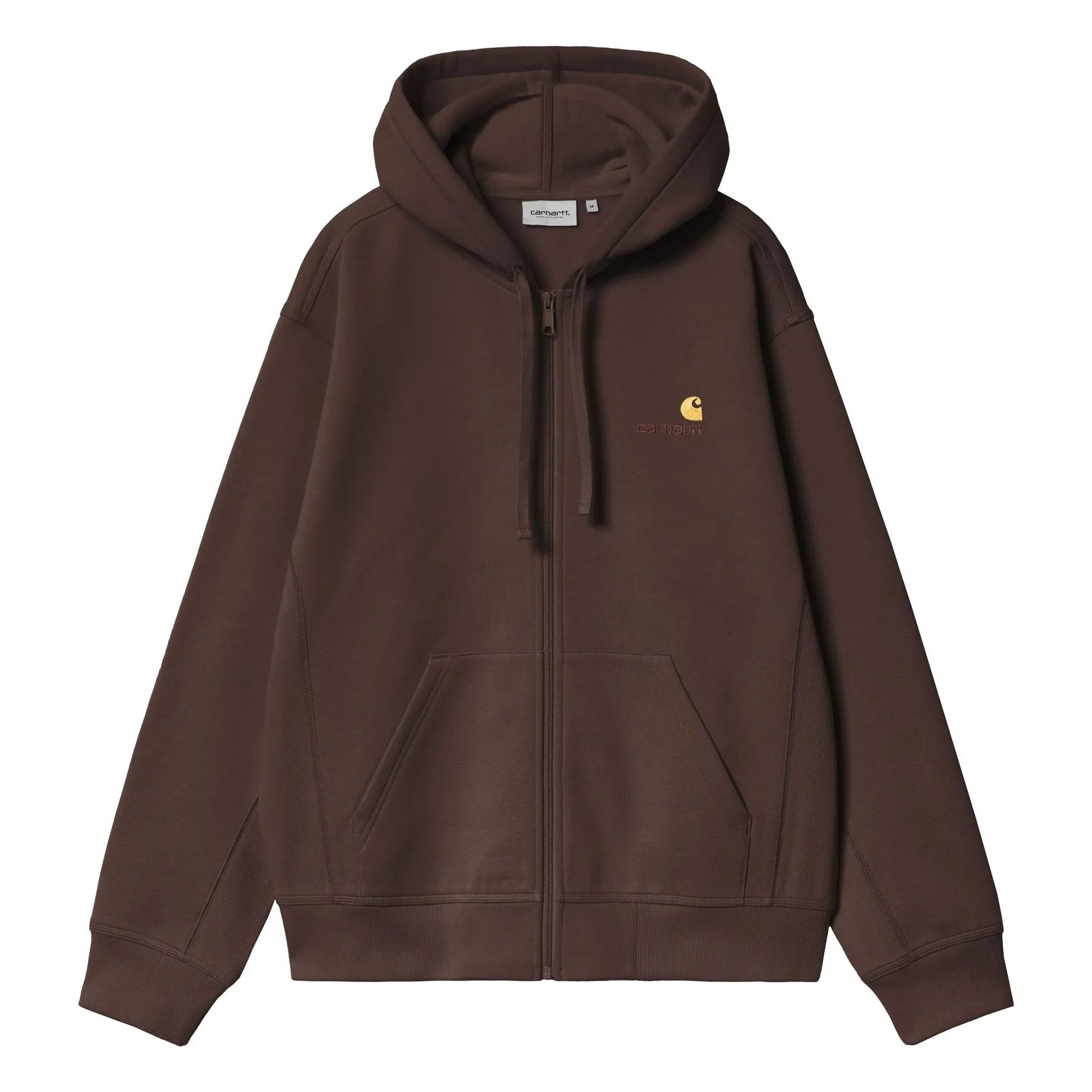 Carhartt WIP - Sudadera con cremallera American Script | Marrón
