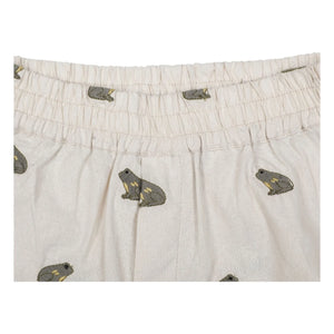 Donsje - Pantalones cortos de lino Olivier Frogs | Blanco roto