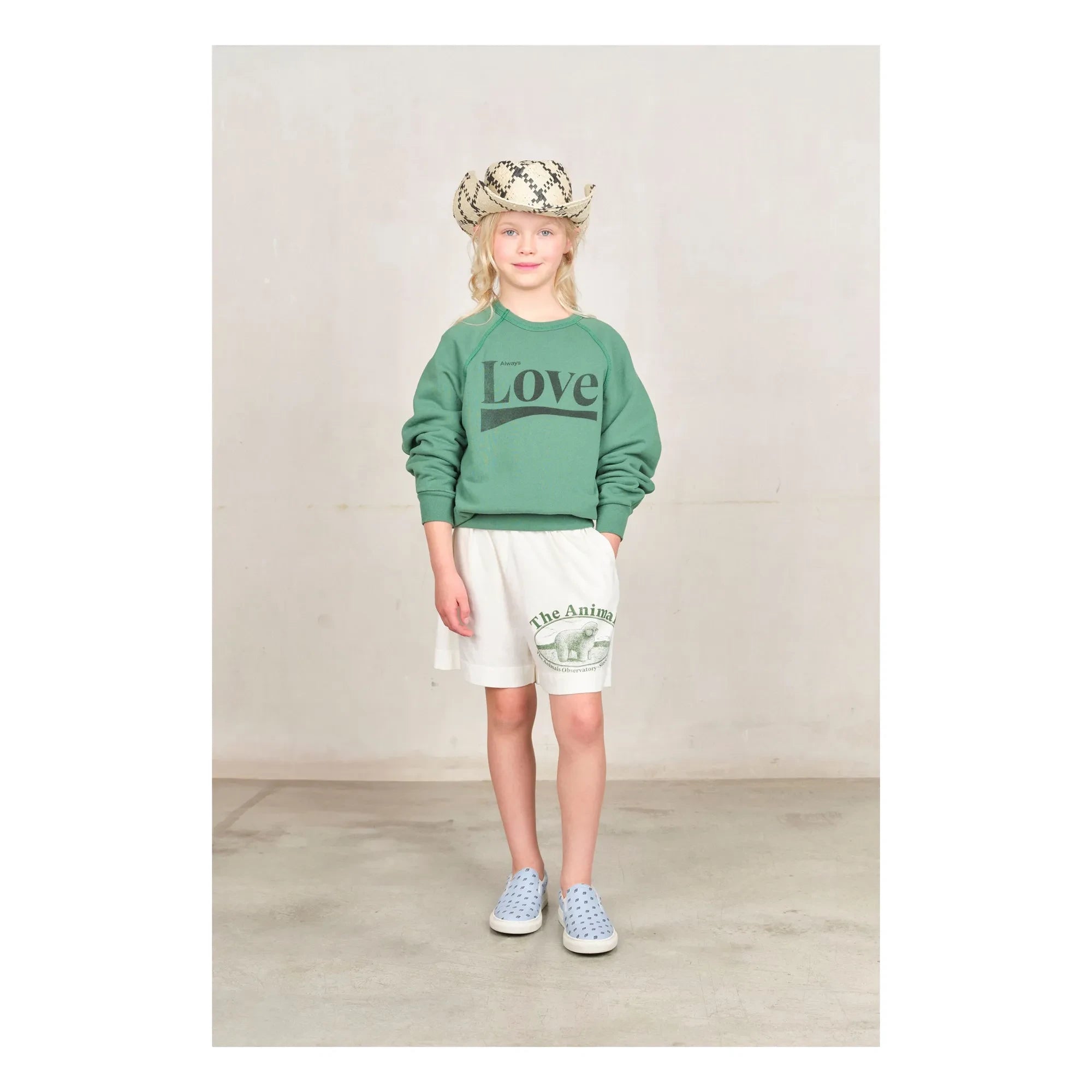 The Animals Observatory - Sudadera Shark Love | Verde