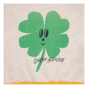 Bobo Choses - Sudadera de algodón orgánico Clover con bloques de color | Beige