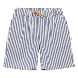 Arsène et Les Pipelettes - Pantalones cortos vaqueros de rayas | Azul
