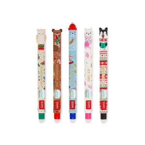 Legami - Set de Cinco Mini Bolígrafos Borrables - Cumbres de Sueño