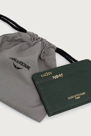 Funda de cartera de cuero para mujer