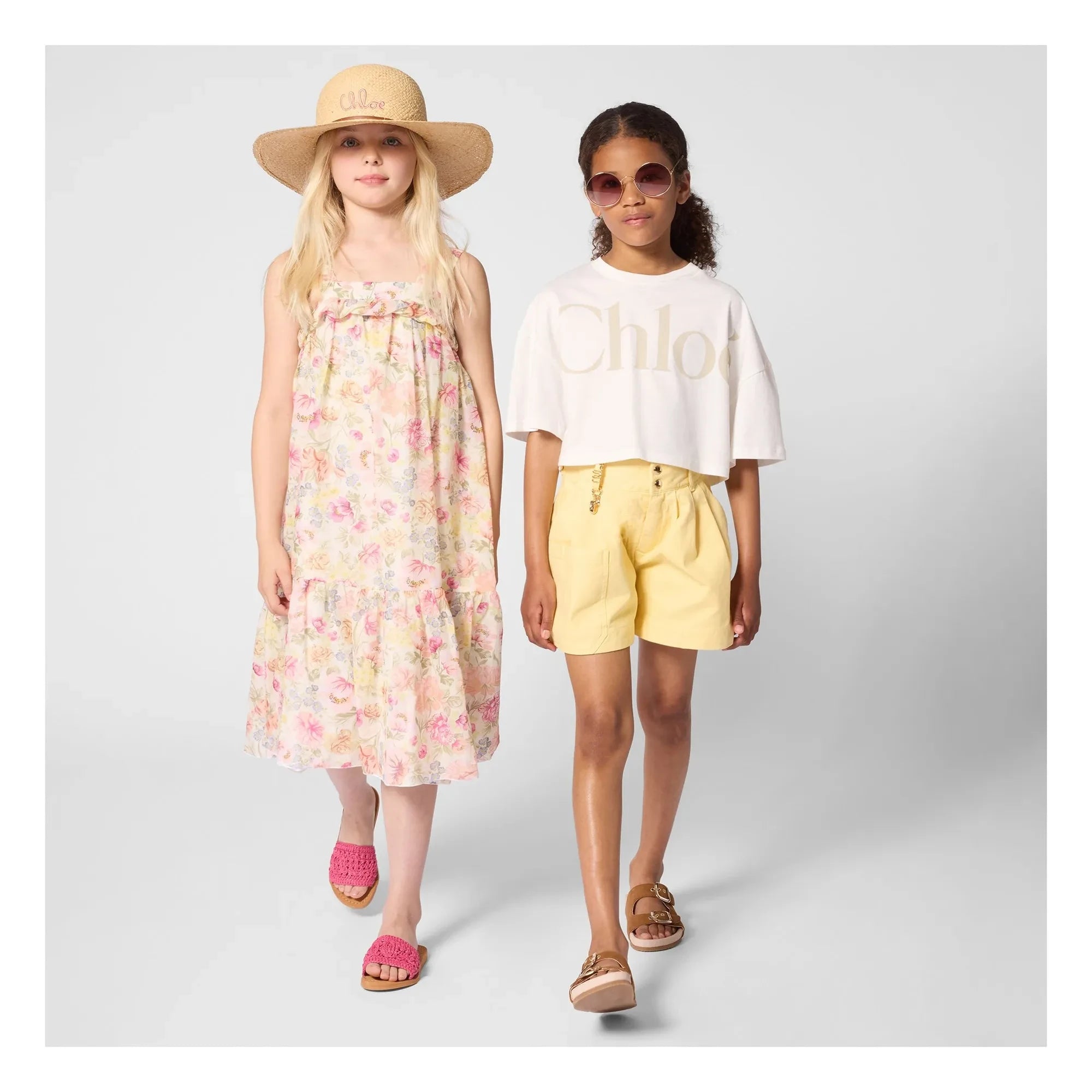 Chloé - Vestido sin tirantes de algodón orgánico | Crema