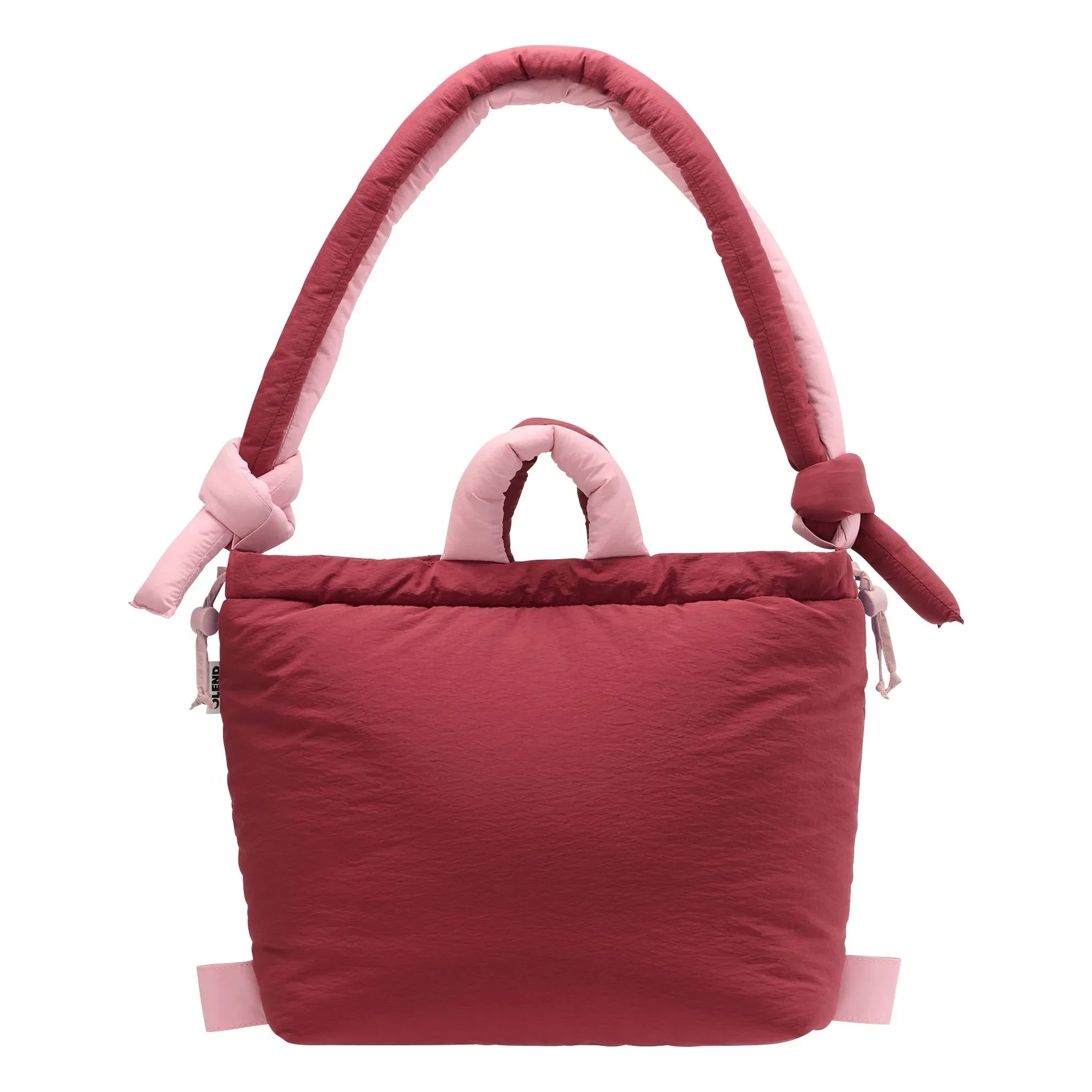 Olend - Bolso Ona Soft Bicolor | Rojo cereza