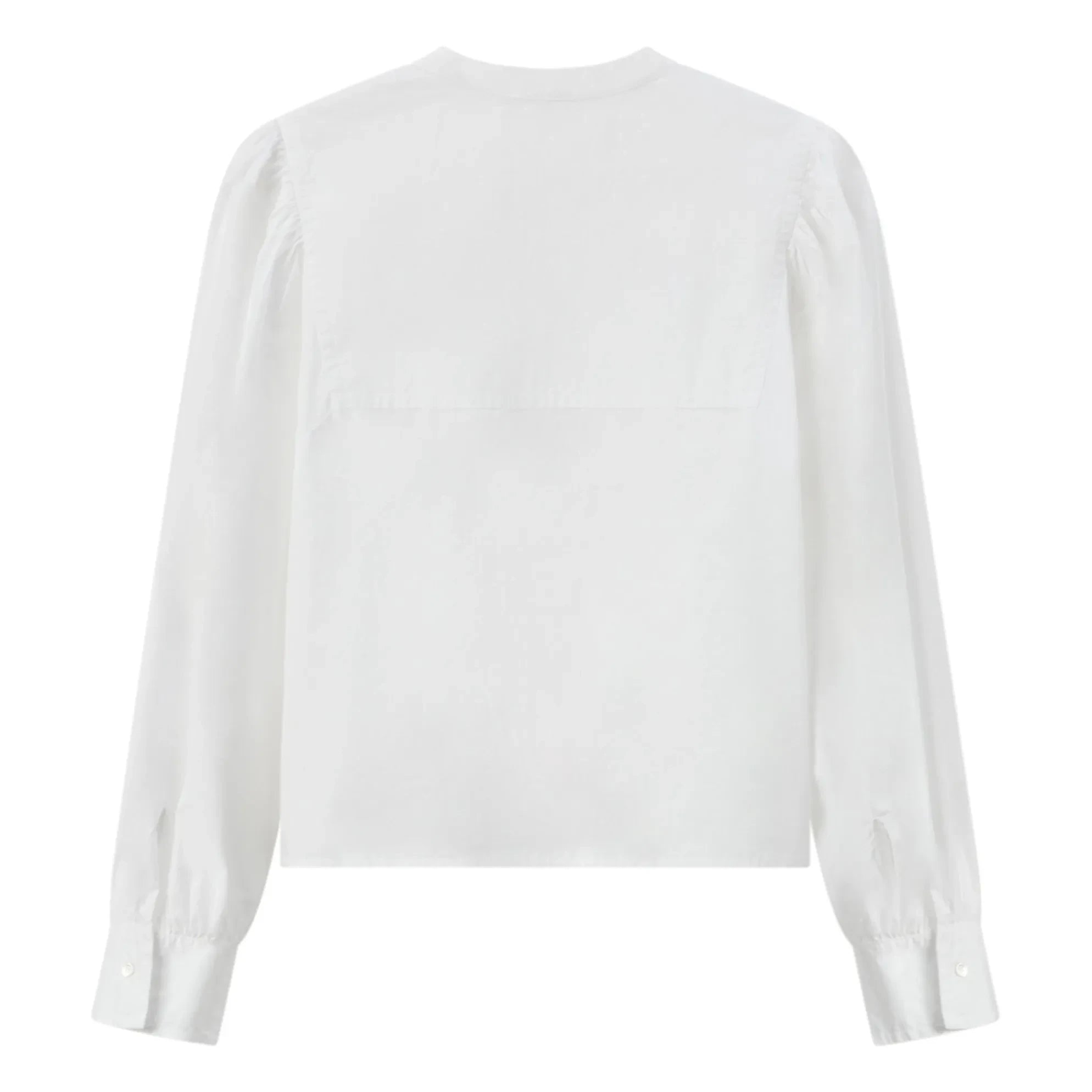 Pomandère - Blusa de popelina de algodón | Blanco