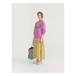 Bobo Choses - Sudadera Color Herbalis Algodón Orgánico | Morado