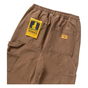 Service Works - Pantalones de cocinero Utility de algodón orgánico | Camel