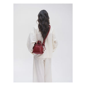 Olend - Bolso Micro Ona de Piel Vegana | Rojo Cereza