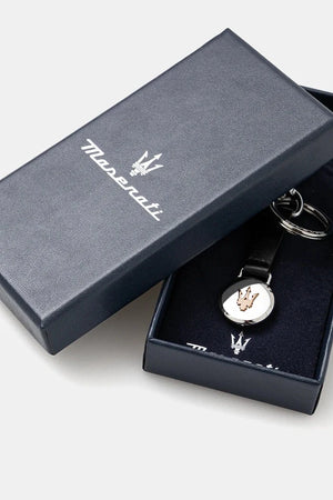 Llavero de cuero Maserati