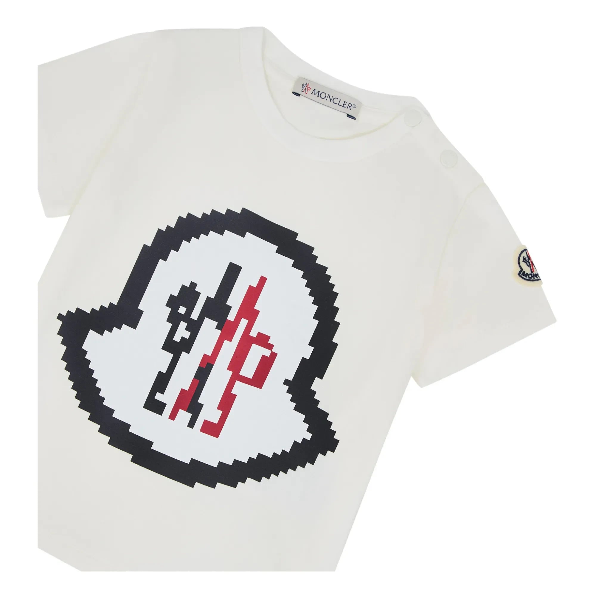 Moncler - Camiseta con logo de monograma | Blanco
