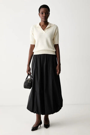 Polo de algodón con cuello para mujer Weekend Max Mara WKDALBERO