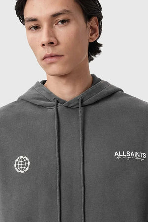 Sudadera AllSaints EMBLEM con Capucha de Algodón para Hombre
