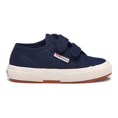 Superga - 2750 Zapatillas Clásicas con Cierre de Velcro | Azul Marino