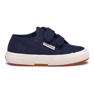 Superga - 2750 Zapatillas Clásicas con Cierre de Velcro | Azul Marino