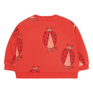The Campamento - Sudadera con motivo de mariquita para bebé | Rojo