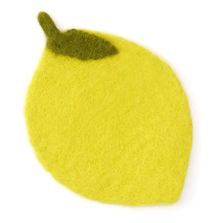 Muskhane - Salvamantel de fieltro Limón | Amarillo