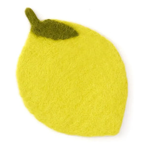Muskhane - Salvamantel de fieltro Limón | Amarillo