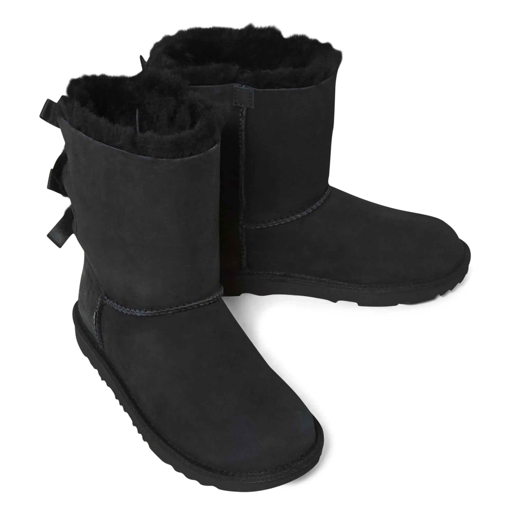 UGG - Botines Bailey Bow de ante forrados | Negro