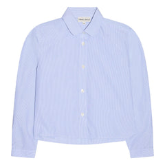 Smallable Kid - Camisa Corta de Rayas Clara | Azul Claro