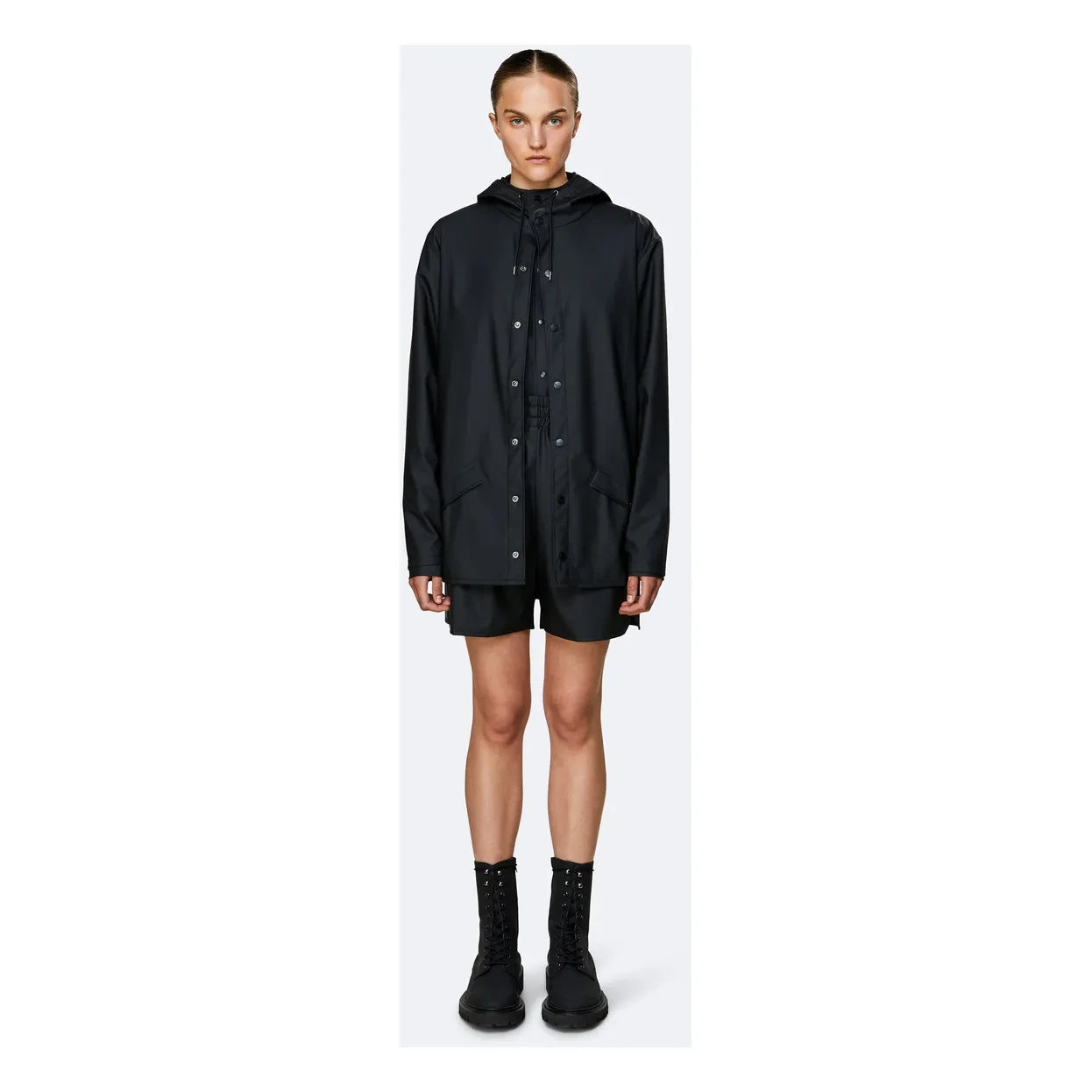 Rains - Impermeable Unisex Waxcoat | Negro