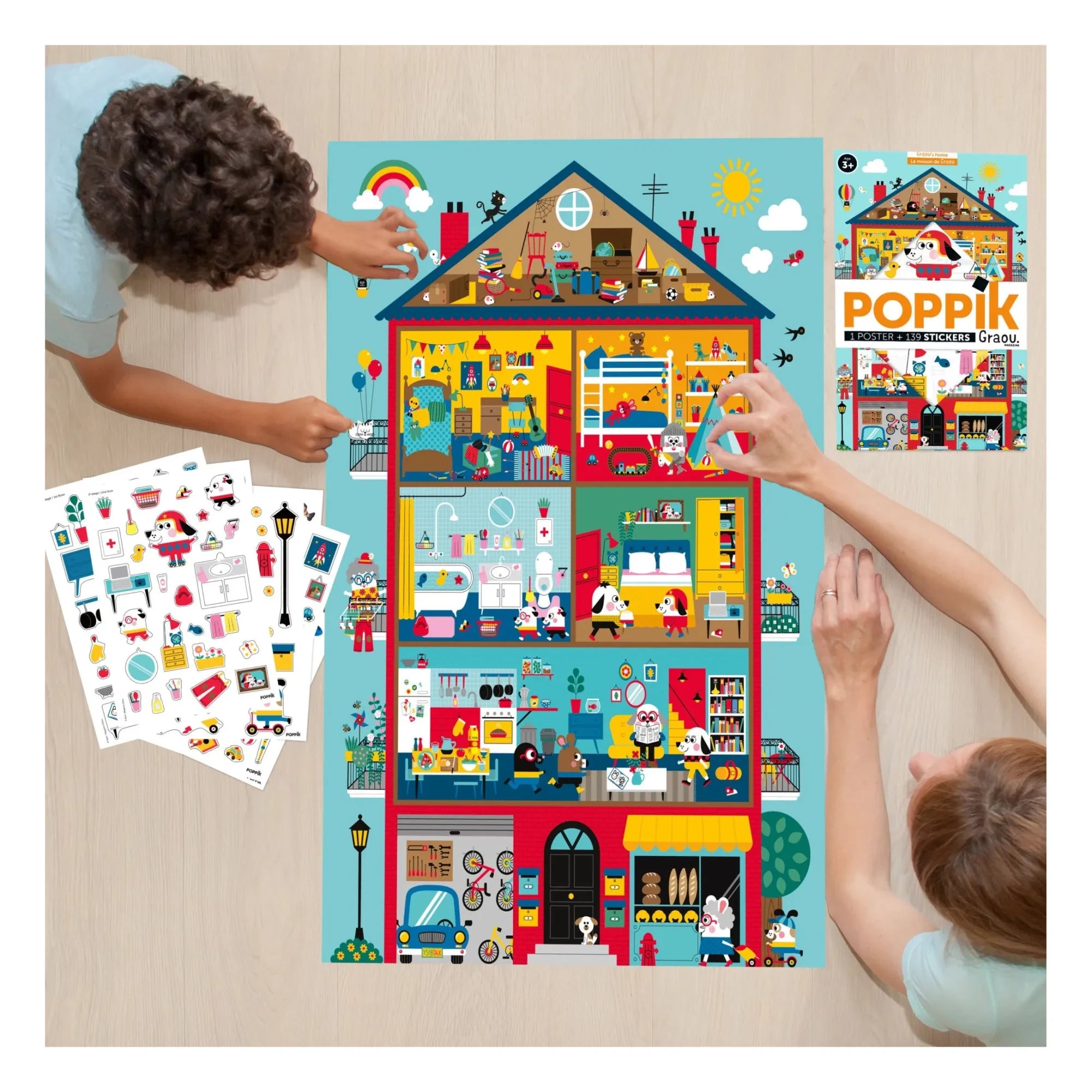 Poppik - Póster de Pegatinas Graou
