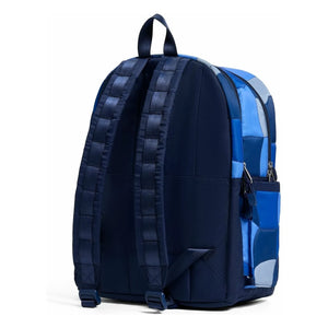State Bags - Mochila de cuadros con doble bolsillo Kane | Azul