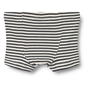 Trigo - Bóxer de algodón orgánico con rayas de pana Louis Fit de 2 unidades | Negro